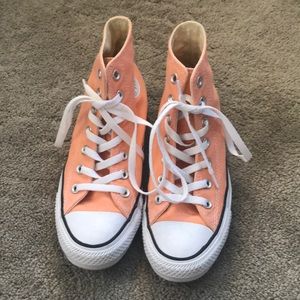 Authentic Peach converse